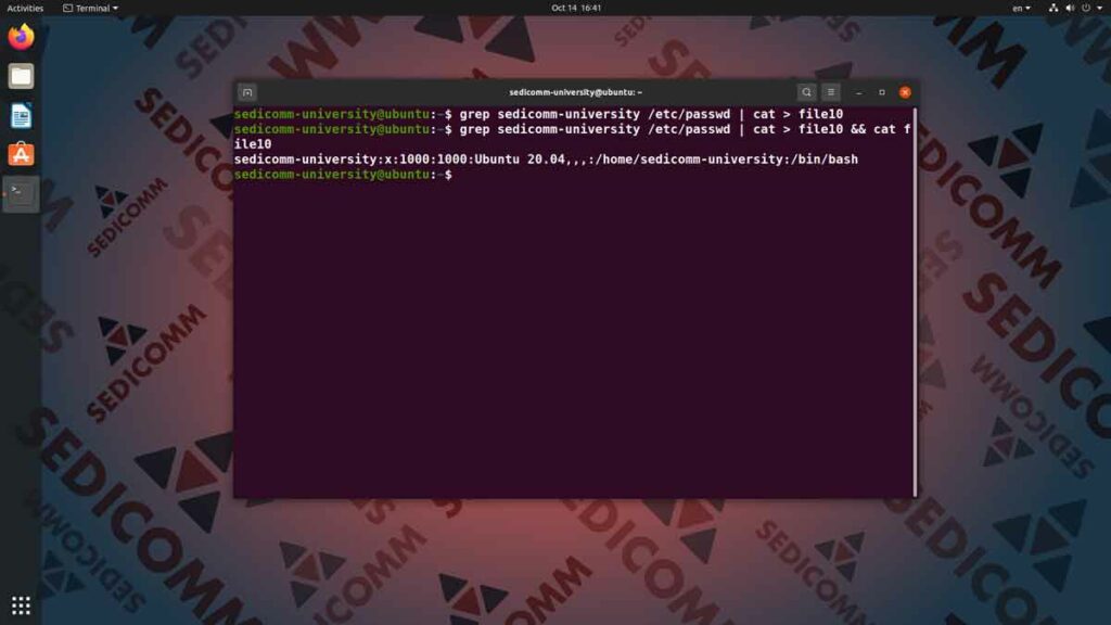 Как объединять несколько команд в Линукс, курсы администратора Linux Баку