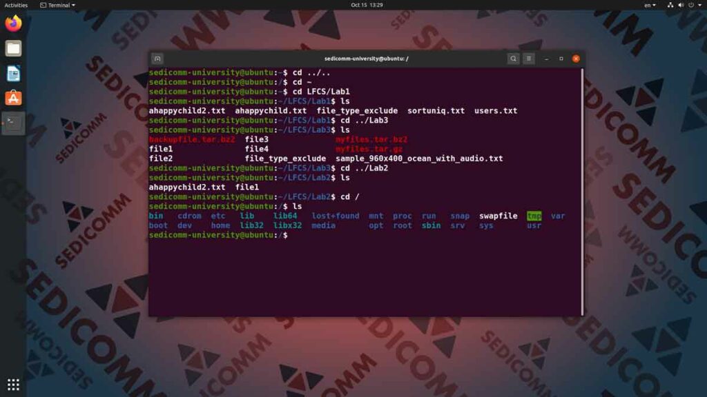 Как сменить рабочую директорию в Линукс, курсы администратора Linux Варшава