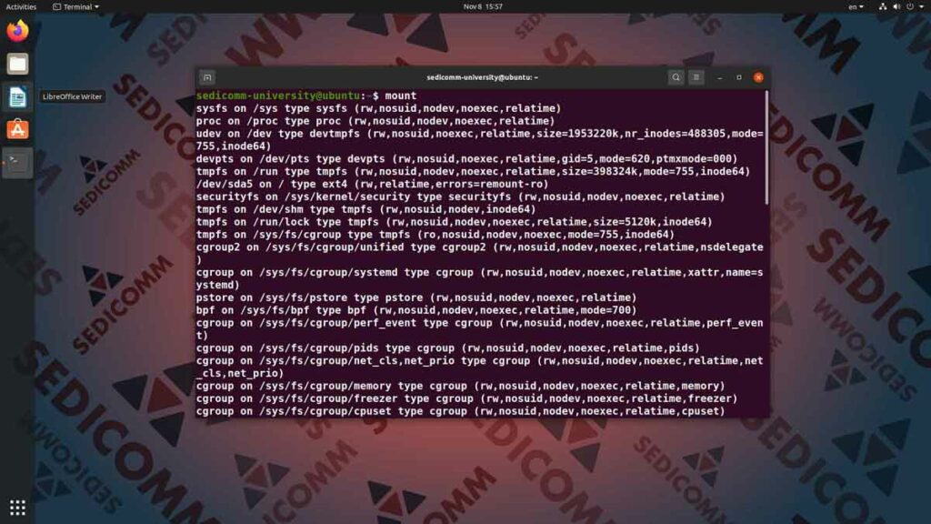 Как монтировать диск в Линукс, курсы Linux скачать торрент Варшава