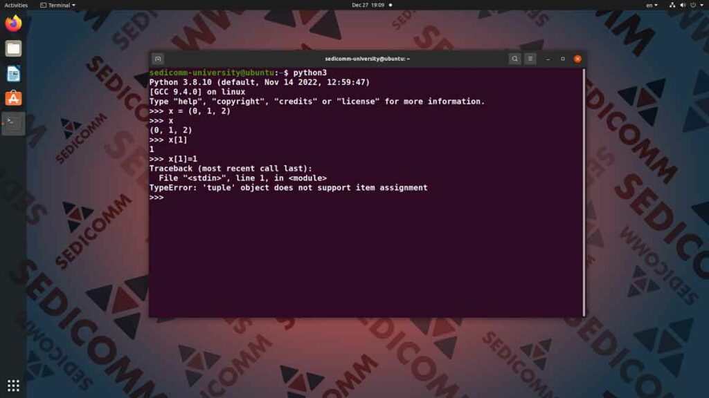 Основы Python для программируемых сетей и систем — кортежи, курс по DevOps / DevNet Алматы