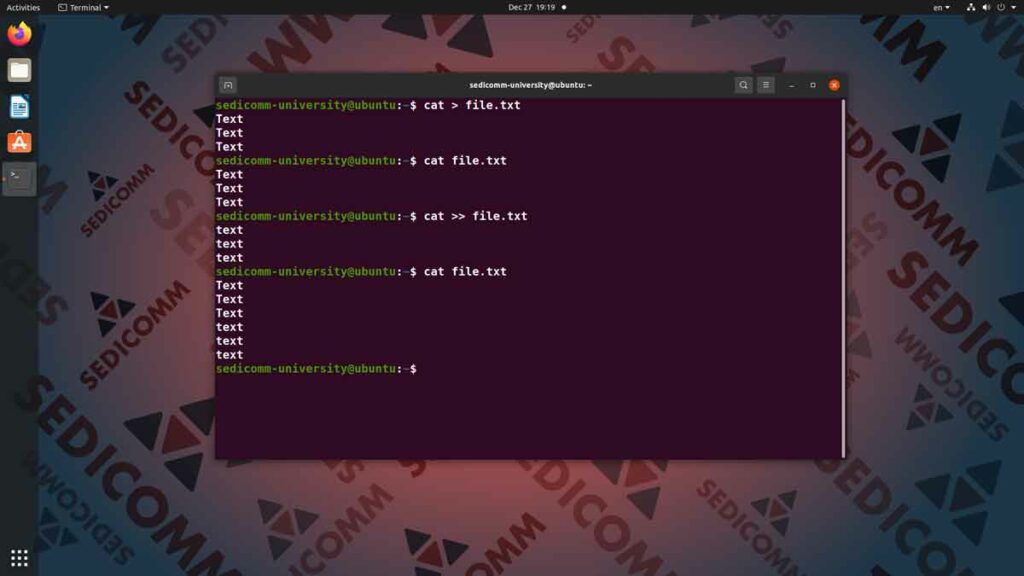 Стандартные текстовые потоки в Линукс — часть 1, курсы Linux скачать торрент Баку