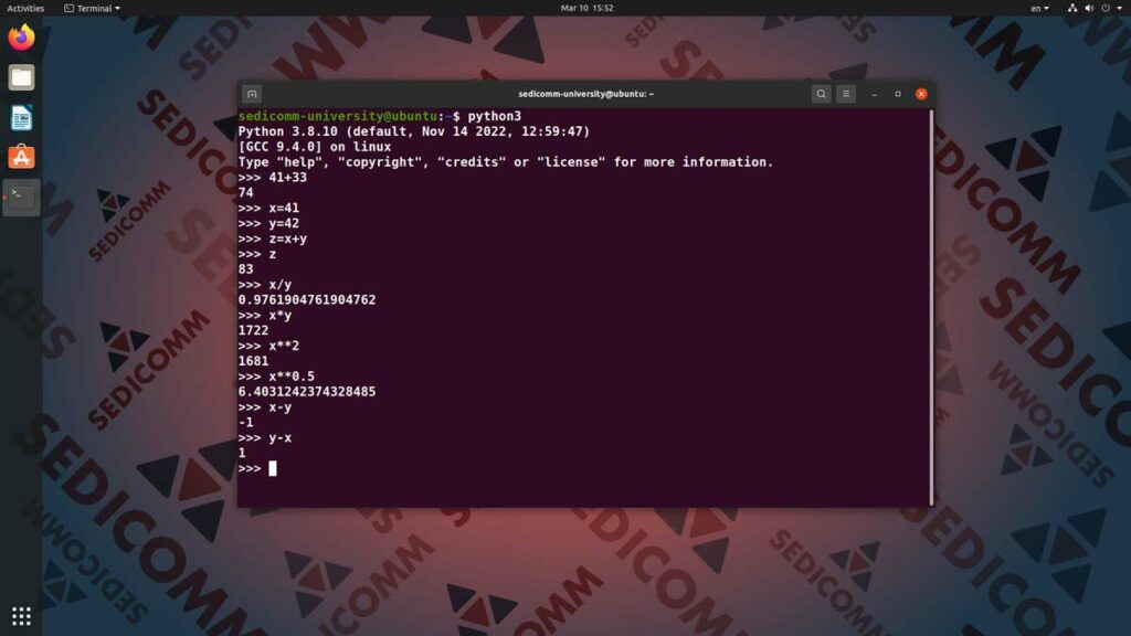 Основы Python для программируемых сетей и систем — сложение, вычитание, умножение и возведение в степень, DevNet / DevOps курсы бесплатно Рига