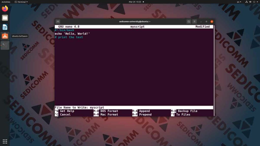 Как написать скрипт в Линукс, операционная система Linux курс лекций Тарту