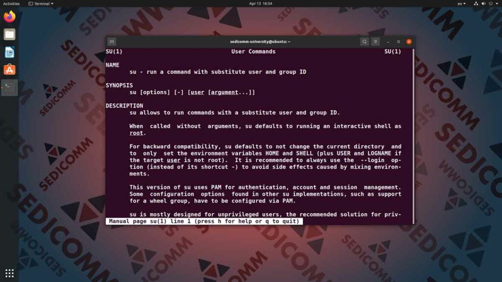 Основы Linux для программируемых сетей и систем — чем отличаются команды su и sudo, DevOps / DevNet скачать курс торрент Ашхабад