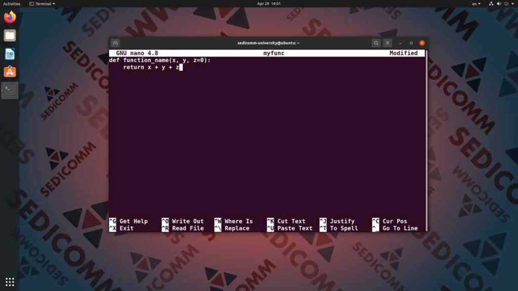Основы Python для программируемых сетей и систем — необязательный аргумент функции, курсы DevOps / DevNet скачать Алматы