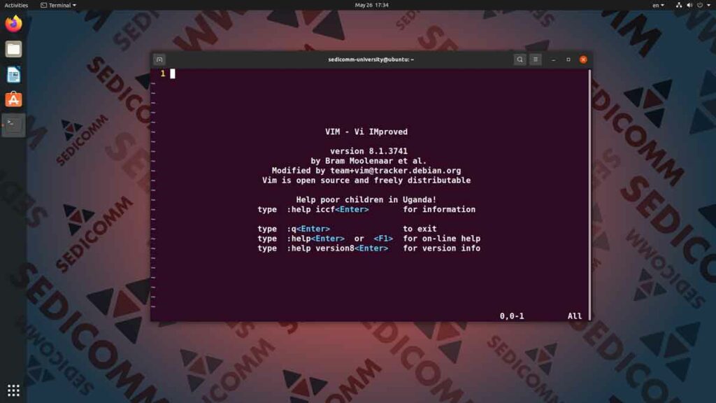 Текстовый редактор vim, лучшие курсы по Linux Тарту