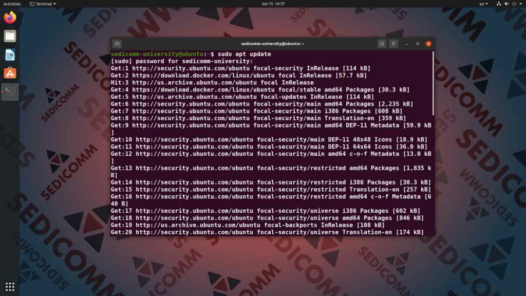 Обновление программ в Ubuntu, курсы Linux индивидуальное обучение Варшава