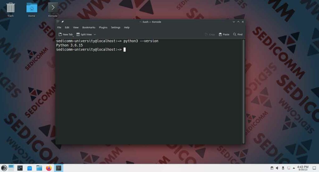 Установка Python в openSUSE, курсы Astra Linux Ереван