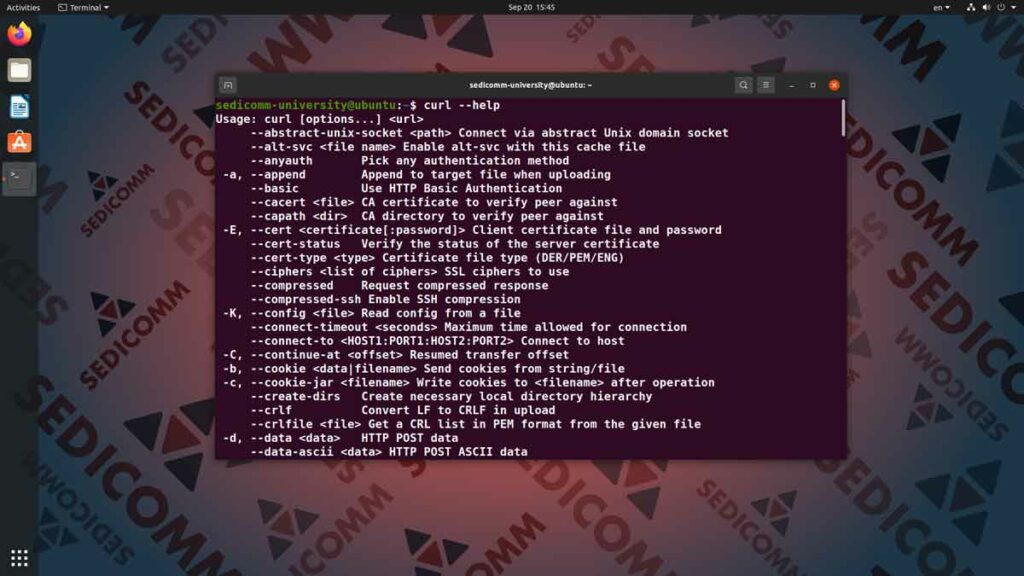 Использование утилиты curl, курсы Astra Linux Тарту