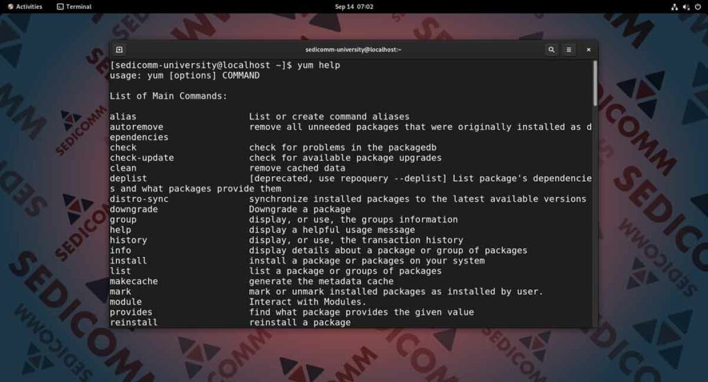 Особенности использования менеджера пакетов yum, курсы Astra Linux Бишкек