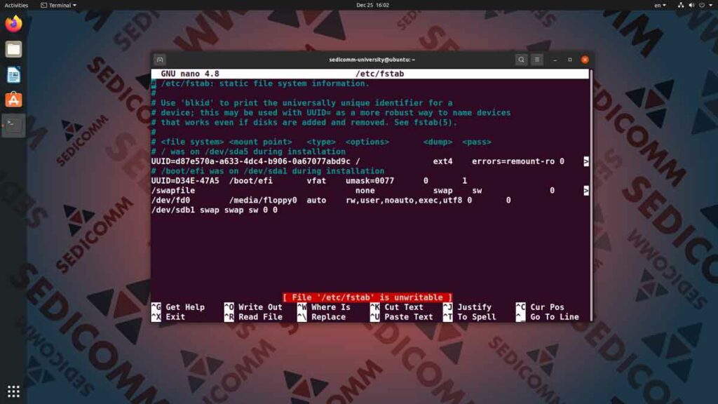 Как смонтировать раздел через командную строку, курсы администратора Linux Тарту