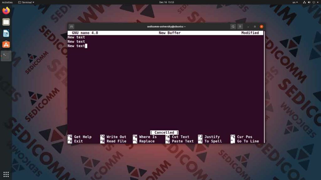 Основы Linux для программируемых сетей и систем — текстовые редакторы nano и vim, DevOps / DevNet онлайн курсы cisco Таллин